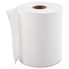 GEN Hardwound Roll Towels, 1-Ply, White, 8" x 600 ft, 12 Rolls/Carton (HWTWHI)