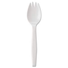 GEN Medium-Weight Cutlery, Spork, White, 1000/carton (PPSPK)