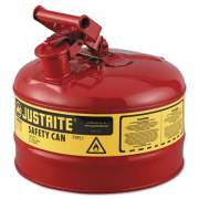 Justrite Safety Can, Type I, 2.5gal, Red (7125100)