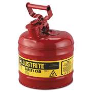 Justrite Safety Can, Type I, 2gal, Red (7120100)