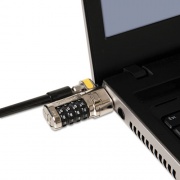 Kensington ClickSafe Combination Laptop Lock, 6ft Steel Cable, Black (64697)