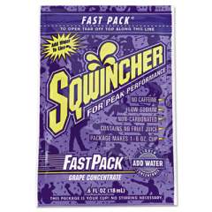 Sqwincher Fast Pack Drink Package, Grape, .6oz Packet, 200/carton (015302GR)