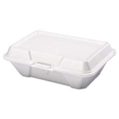 Genpak Foam Carryout Containers, 9 1/5 X 6 1/2 X 3, White, 100/bag, 2 Bags/carton (20500)