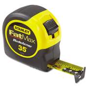 Stanley Tools Fat Max Tape Rule, 1 1/4" X 35ft, Plastic Case, Black/yellow, 1/16" Graduation (33-735)