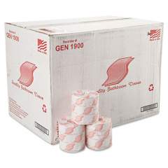 GEN STANDARD BATH TISSUE, SEPTIC SAFE, 2-PLY, WHITE, 4.5 X 3.5, 500 SHEETS/ROLL (1900)