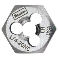 IRWIN High-Carbon Steel Re-Threading Fractional Hexagon Dies, 3/4"-10 (7258)