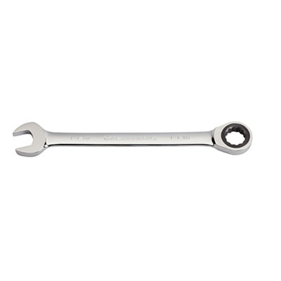 Gearwrench Ratcheting Combo Wrench, 14.1" Long, 1 1/16" Opening, Chrome Finish (9034)