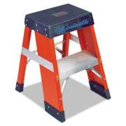 Louisville FY8000 SERIES INDUSTRIAL FIBERGLASS STEP STAND FY8002, 2 FT WORKING HEIGHT, 300 LBS CAPACITY, 2 STEP,