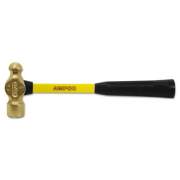 Ampco Safety Tools Engineers Ball Peen Hammer, 2lb, Fiberglass Handle (H4FG)