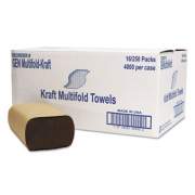 GEN Multifold Towel, 1-Ply, Brown, 250/pack, 16 Packs/carton (MULTIFOLDKR)