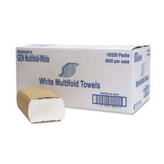 GEN Multifold Towel, 1-Ply, White, 250/pack, 16 Packs/carton (MULTIFOLDWH)
