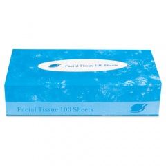 GEN Boxed Facial Tissue, 2-Ply, White, 100 Sheets/Box (FACIAL30100)
