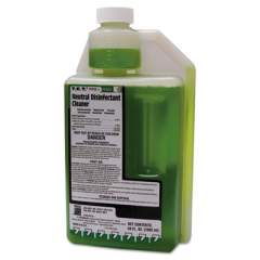 Franklin T.E.T. Neutral Disinfectant Cleaner, Apple Scent, Liquid, 2 qt. Bottle, 4/Carton (F377628)