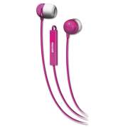 Maxell In-Ear Buds With Built-In Microphone, Pink (190304)