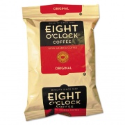 Eight O'Clock Regular Ground Coffee Fraction Packs, Original, 2 oz, 42/Carton (320840)