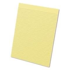 Ampad Glue Top Pads, Narrow Rule, 50 Canary-Yellow 8.5 x 11 Sheets, Dozen (21218)