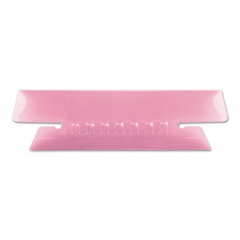 Pendaflex Transparent Colored Tabs For Hanging File Folders, 1/3-Cut Tabs, Pink, 3.5" Wide, 25/Pack (4312PIN)