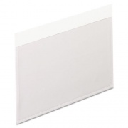 Pendaflex Self-Adhesive Pockets, 3 x 5, Clear Front/White Backing, 100/Box (99375)