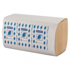 GEN Single-Fold Paper Towels, 1-Ply, Kraft, 9" x 9.25", 12/Carton (SF5001K)