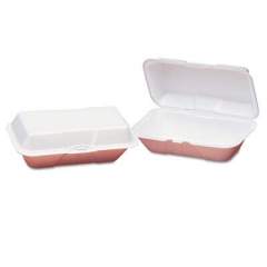 Genpak 21900 Hinged-Lid Foam Carryout Containers