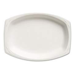 Genpak Celebrity Foam Platters, 7 X 9, White, 125/pack, 4 Packs/carton (87900)