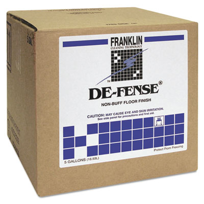 Franklin DE-FENSE Non-Buff Floor Finish, Liquid, 5 gal Dispenser Box (F135026)