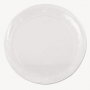 WNA Designerware Plastic Plates, 10 1/4 Inches, Clear, Round, 8/pack (DWP10144)