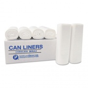 Inteplast Group High-Density Commercial Can Liners, 7 gal, 6 microns, 20" x 22", Clear, 2,000/Carton (EC202206N)