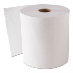 GEN Hardwound Roll Towels, White, 8" x 800 ft, 6 Rolls/Carton (1820)