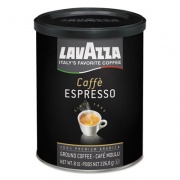 Lavazza Caffe Espresso Ground Coffee, Medium Roast, 8 oz Can (1450)