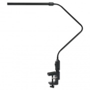 Alera LED Desk Lamp With Interchangeable Base Or Clamp, 5.13"w x 21.75"d x 21.75"h, Black (LED902B)
