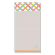 Post-it Notes Super Sticky Printed Note Pads, Checklist Ruled, 4" x 8", Assorted Colors, 75 Sheets/Pad, 3 Pads/Pack (7366OFF3)