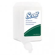 Scott Skin Relief Lotion, 1 L Bottle, Fragrance Free, 6/Carton (35365CT)