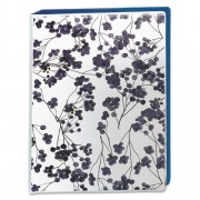 Avery Durable Mini Size Non-View Fashion Binder with Round Rings, 3 Rings, 1" Capacity, 8.5 x 5.5, Floral/Navy (18444)