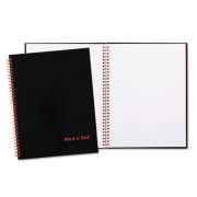 Black n' Red Twinwire Hardcover Notebook Plus Pack, 1 Subject, Wide/Legal Rule, Black Cover, 11 x 8.5, 70 Sheets, 2/Pack (67030)