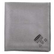Rubbermaid Commercial Executive Glass Microfiber Cloths, Gray, 16 X 16, 12/pack (1867398)