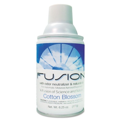 Fresh Products Fusion Metered Aerosols, Cotton Blossom, 6.25 oz Aerosol Spray, 12/Carton (MA12BL)