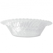WNA Classicware Plastic Dinnerware, Bowls, 10 oz, Clear, 18/Pack, 10 Packs/Carton (CWB10180)