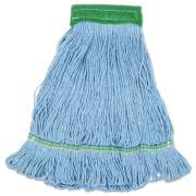 Boardwalk Mop, Cotton, Looped End, Wide Band, Blue, 12/carton (LM30310M)