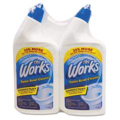 The Works Disinfectant Toilet Bowl Cleaner, 32 Oz Spray Bottle, 2/pk,6 Pk/ct (33302WKCT)