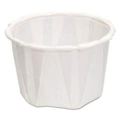 Genpak Paper Portion Cups, 1.25 Oz., White, 250/bag, 20 Bags/carton (F125)