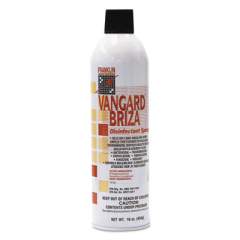 Franklin Vangard Briza Surface Disinfectant/Space Spray, Linen Fresh, 16 oz Aerosol Spray, 12/Carton (F811015)
