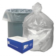 Good 'n Tuff Waste Can Liners, 33 gal, 9 microns, 33" x 39", Natural, 500/Carton (GNT3340)