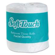 Paper Source Converting SOFT TOUCH BATH TISSUE, SEPTIC SAFE, 2-PLY, WHITE, INDIVIDUALLY WRAPPED, 500 SHEETS/ROLL, 96/CARTON (ST296)