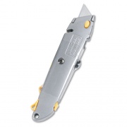Stanley Quick-Change Utility Knife with Retractable Blade and Twine Cutter, Gray (10499BX)