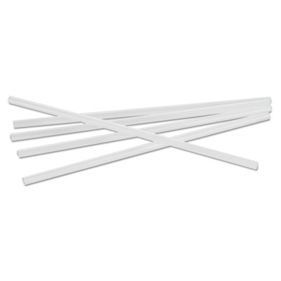 Boardwalk Jumbo Straws, 7 3/4", Plastic, Translucent, Unwrapped, 250/pack (JSTU775T50PK)