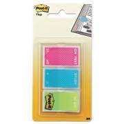 Post-it Flags Study Memo Page Flags with Message, Assorted Bright Colors, 1", 60/Pack (680STUDY)