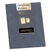 Southworth Certificate Holder, Gray, 105 lb Linen Stock, 12 x 9.5, 10/Pack (98869)