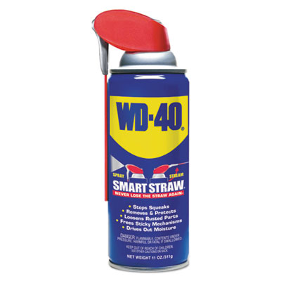 WD-40 Smart Straw Spray Lubricant, 11 oz Aerosol Can (490040EA)