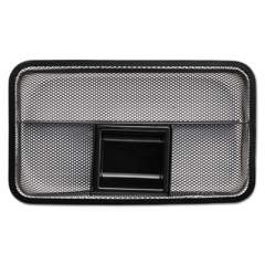 Rolodex Metal/Mesh Open Tray Business Card File Holds 125 2 1/4 x 4 Cards Black 
